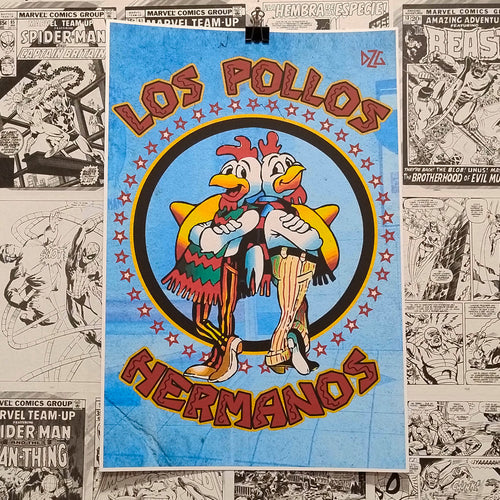 Póster Los Pollos Hermanos de Breaking Bad - Frontal