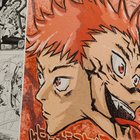 Itadori y Sukuna de Jujutsu Kaisen | Póster Coleccionista | Kool Things detalle 2