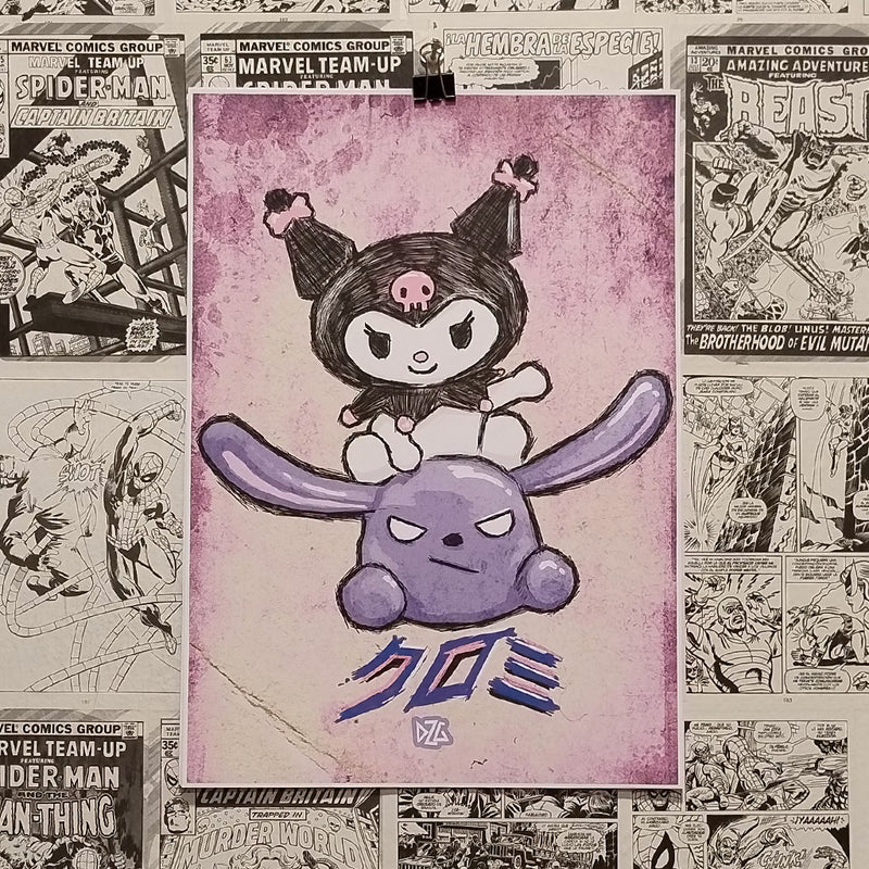 Kuromi Personaje Sanrio | Póster Coleccionista | Kool Things - Póster Exclusivo Kool Things