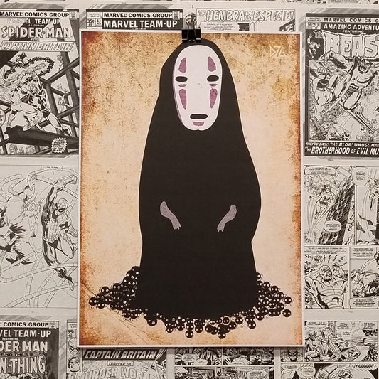 Póster Sin Cara Película El viaje de Chihiro - Frontal