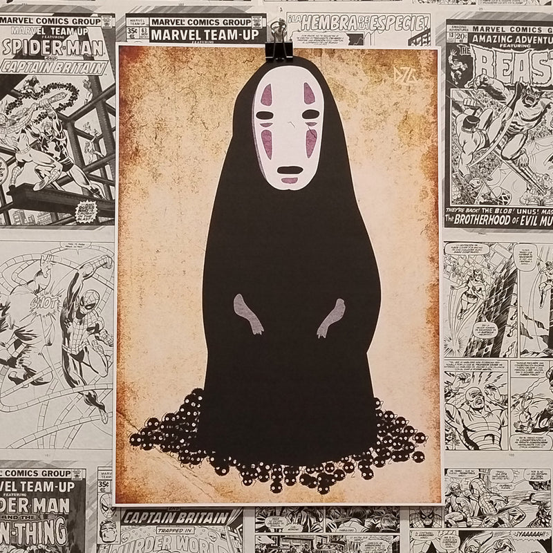 Sin Cara Película El viaje de Chihiro | Póster Coleccionista | Kool Things - Póster Exclusivo Kool Things