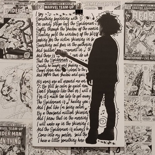 Póster Lullaby de The Cure - Frontal