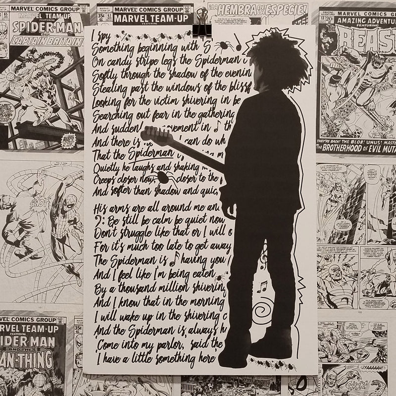 Lullaby de The Cure | Póster Coleccionista | Kool Things - Póster Exclusivo Kool Things