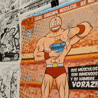 Musculator del Anime Musculman | Póster Coleccionista | Kool Things detalle 2