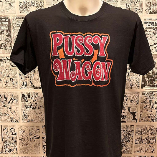 camiseta de la película Pul Fiction de Pussy Wagon