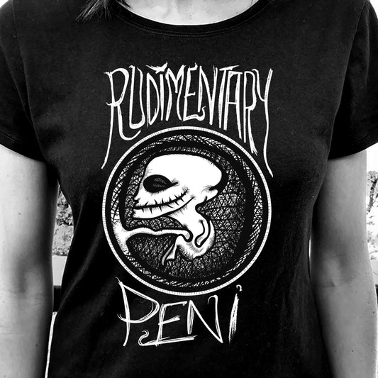 Camiseta Death Church | Música Rudimentary Peni | Mujer - Vista Frontal