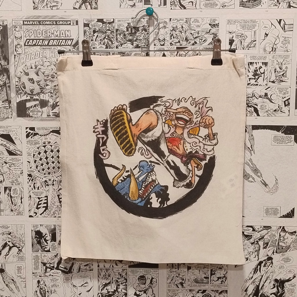 Tote de Luffy Gear 5 | Anime One Piece - Vista frontal