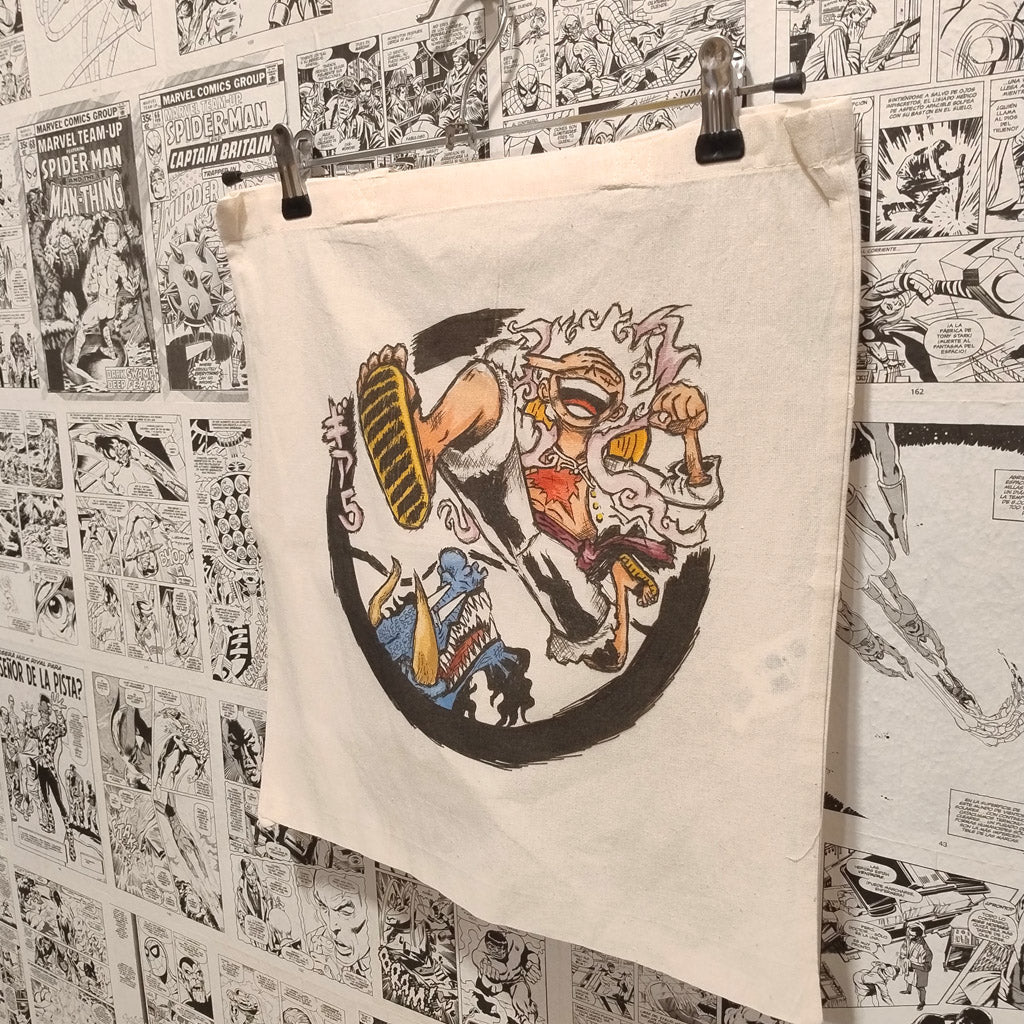 Tote de Luffy Gear 5 | Anime One Piece - Vista lateral