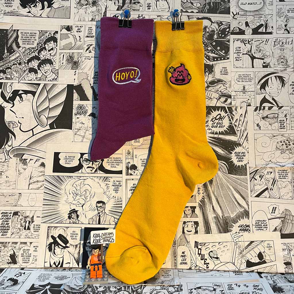 Calcetines de la Talla 39-45 de la Caca del Anime Dr.Slump