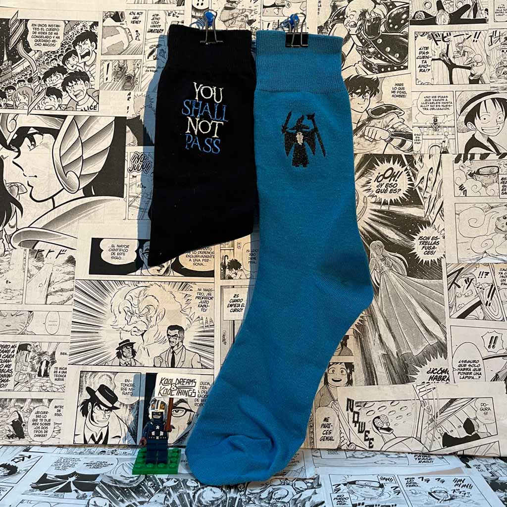 Calcetines de la Talla 39-45 de Gandalf de las Películas de El Señor de los Anillos