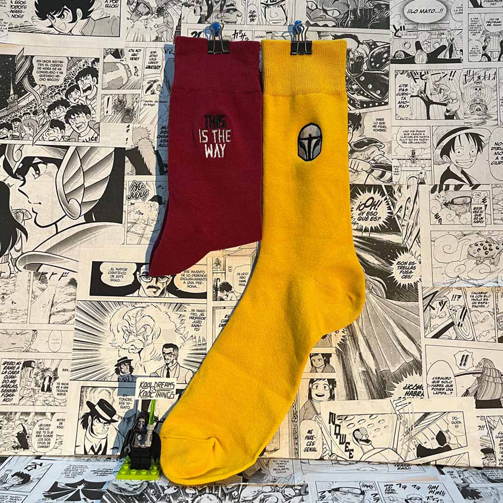 Calcetines de la Talla 39-45 de Mando de la Serie Mandalorian