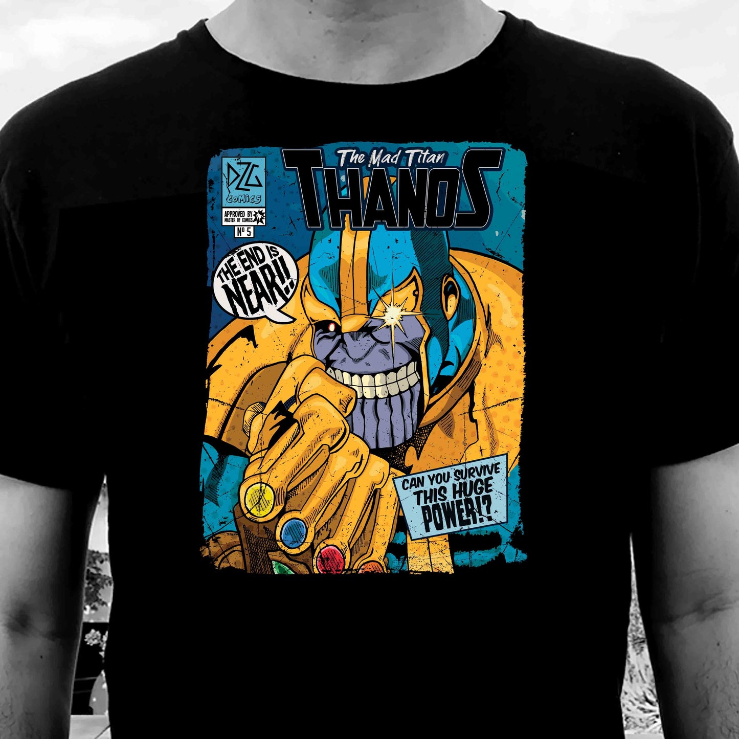 Camiseta Thanos del Cómic Marvel