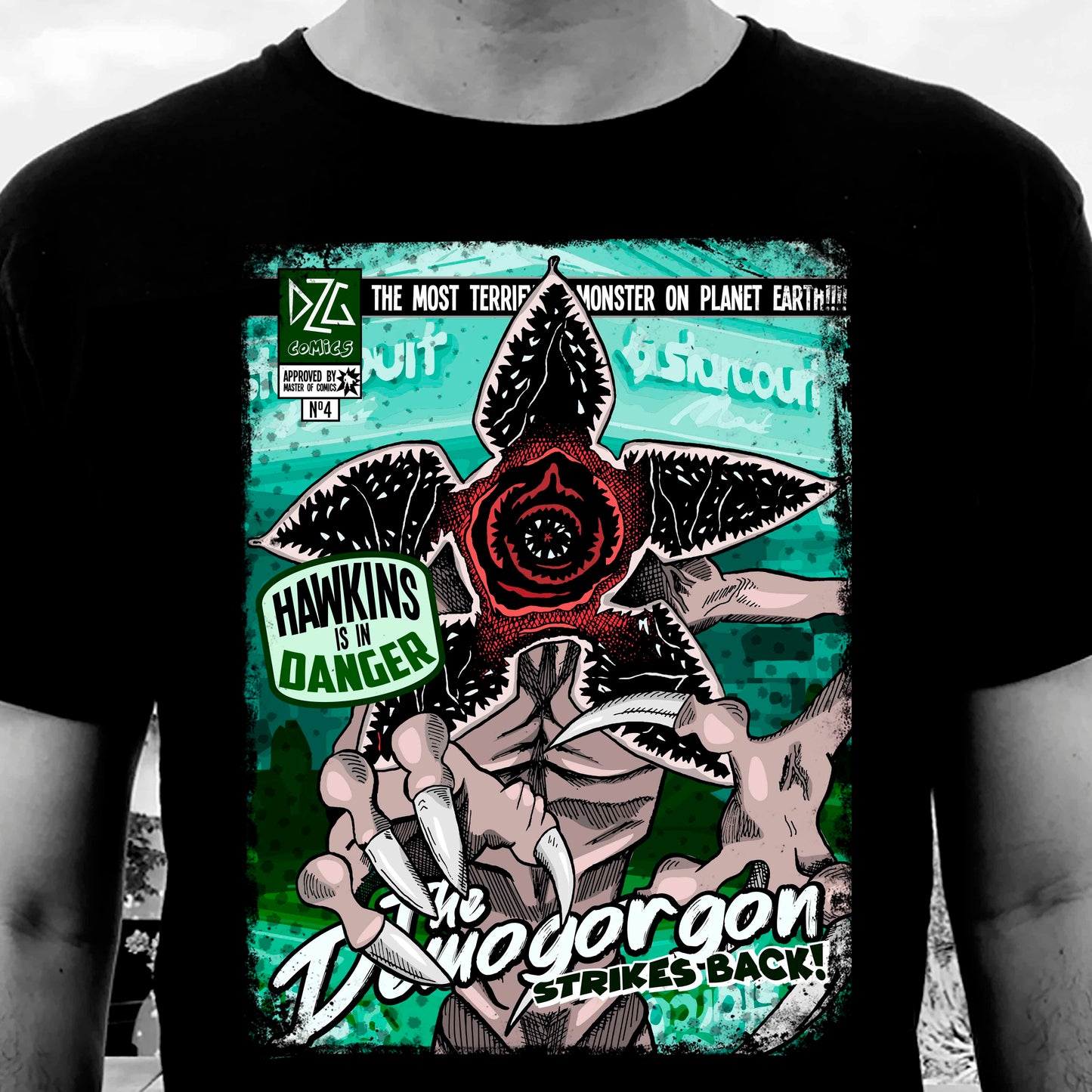 Camiseta del Demogorgon de la Serie Stranger Things