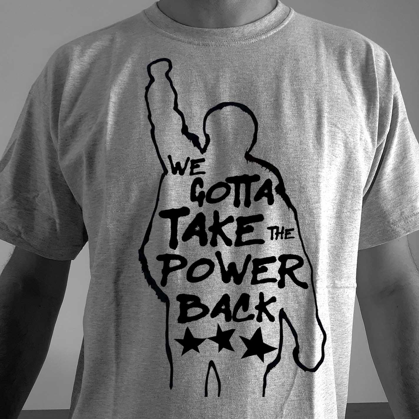 Camiseta Power Back del grupo de Música RATM